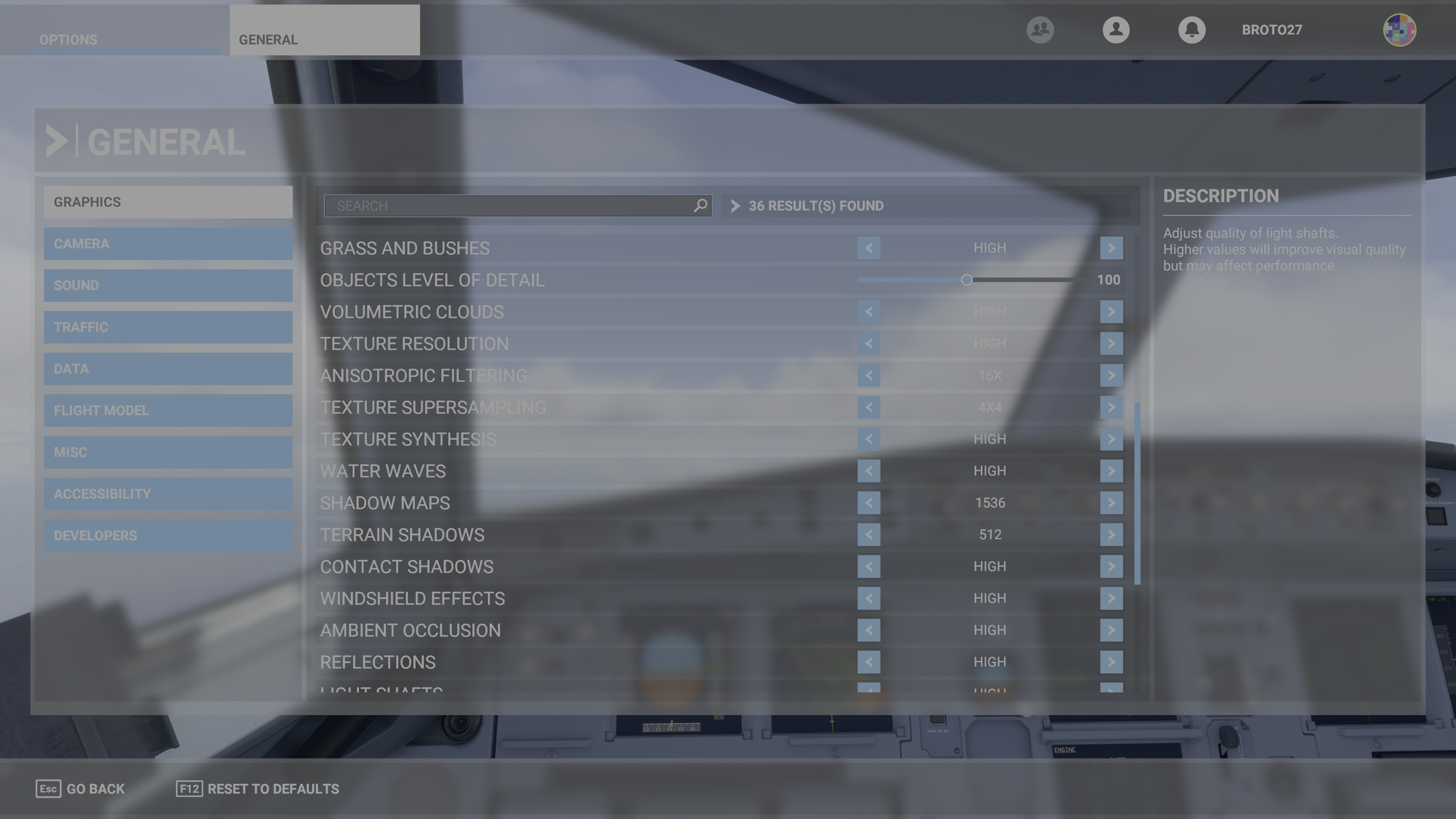 Microsoft Flight Simulator 2020 - Settings 2